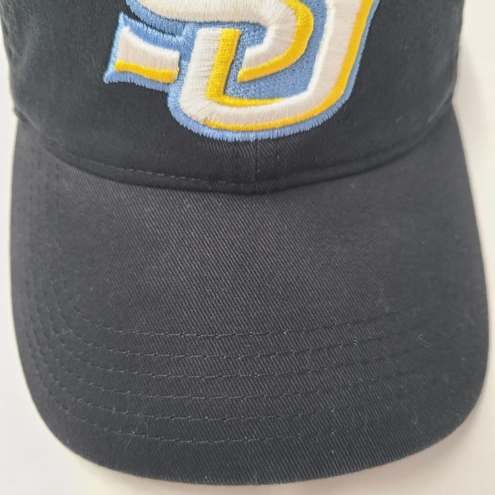 Southern Jaguars Hat Strapback Legacy Black Blue Yellow NCAA University SU Men